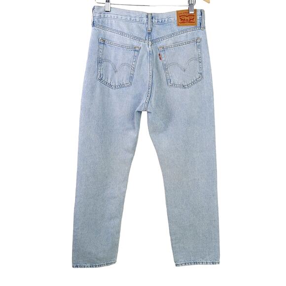 Levi's SZ 28/28 Wedgie Straight S110783 34964-0195 Light Wash Destroyed - Picture 5 of 8